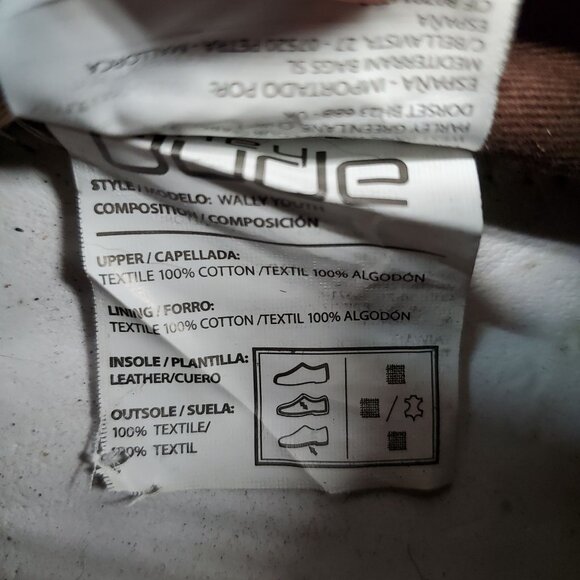 Hey Dude Boys Shoes Size 3 Green Camo Canvas Wally Youth Slip On Sneakers - Picture 10 of 11